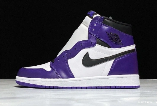 555088-500 Purple Retro 555088-500 High Jordan Air Court 1 White 0408